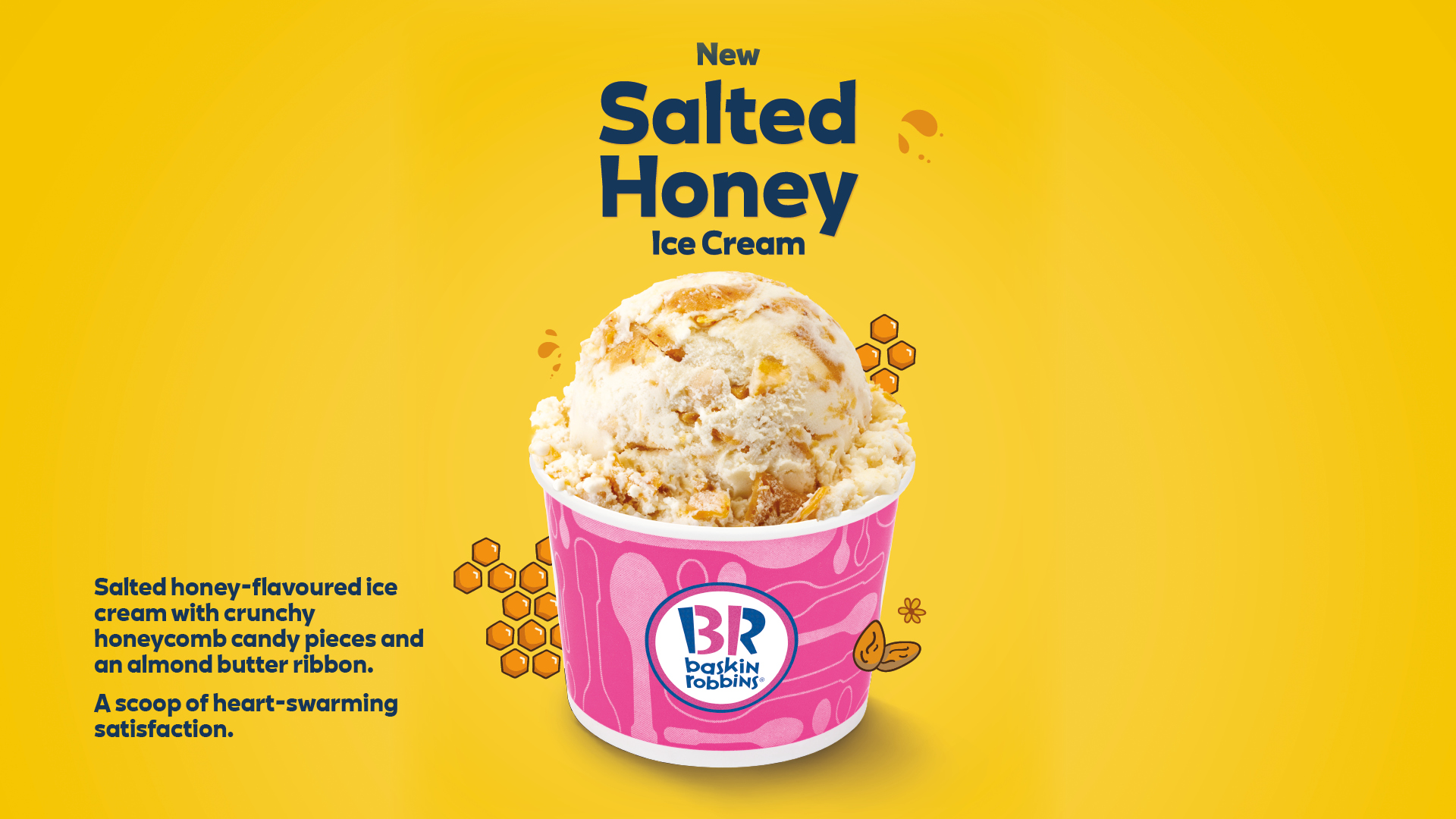 Baskin Robbins Flavour of the month - Salted Honey