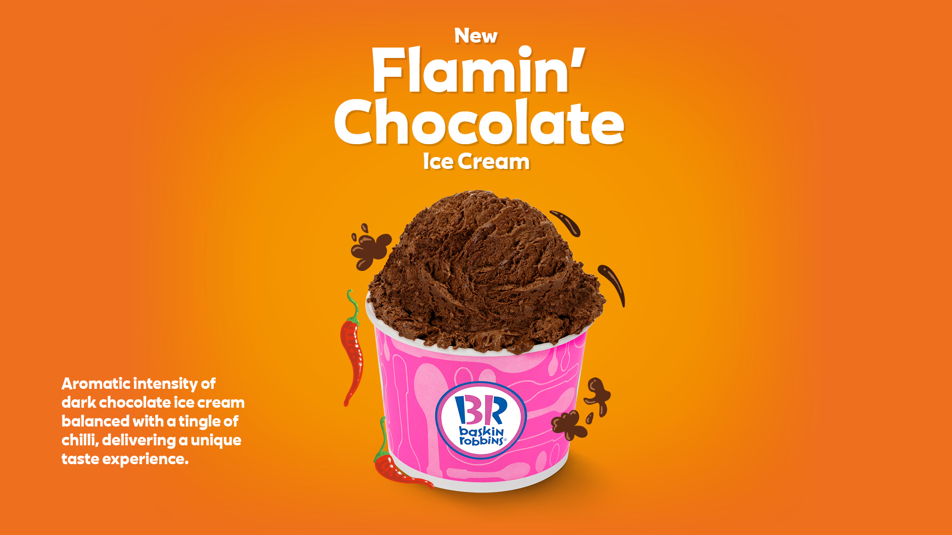 Baskin Robbins Flavour of the month - Flamin' Chocolate